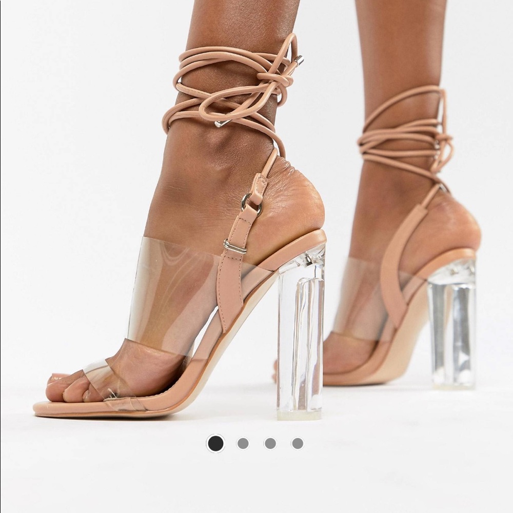 Public Desire Clear Heels